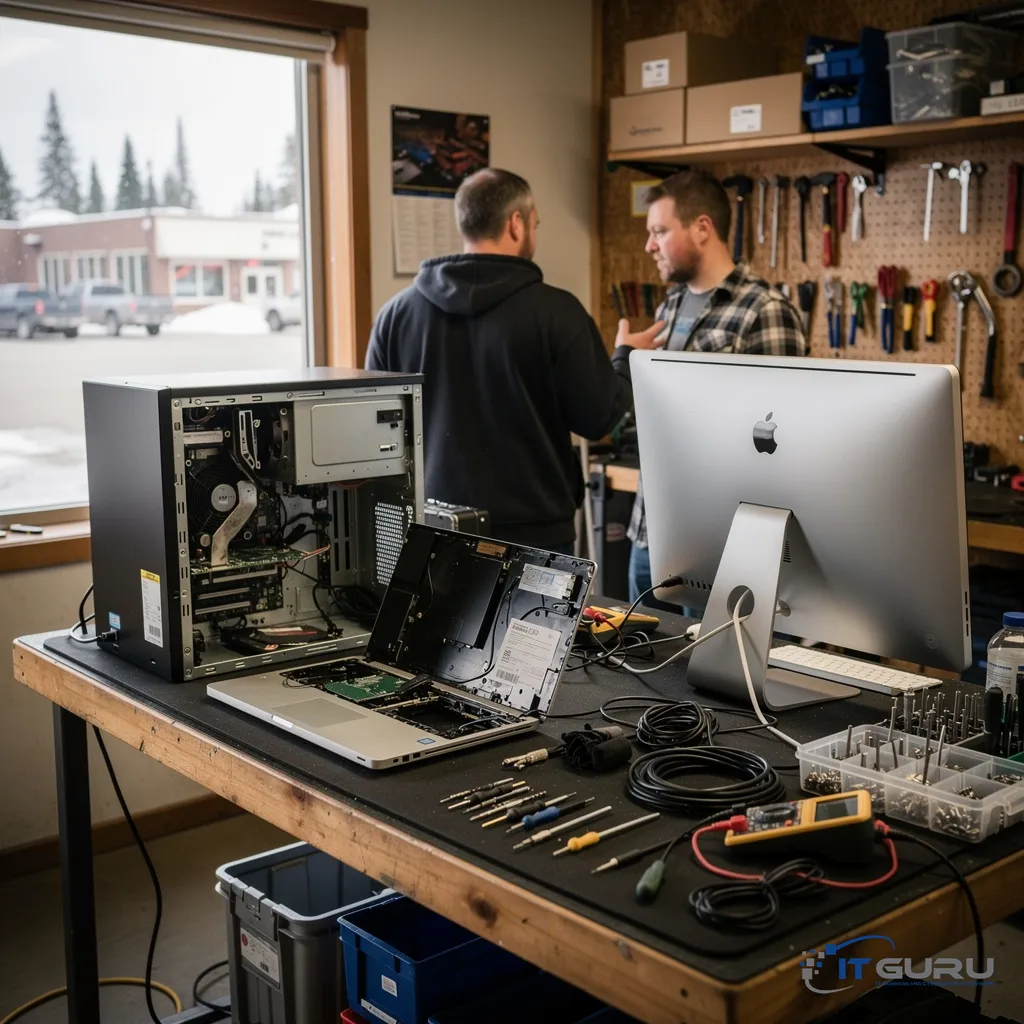 ITGuru Canada Inc provides Apple and Windows computer repair in Northern BC for homeowners, professionals