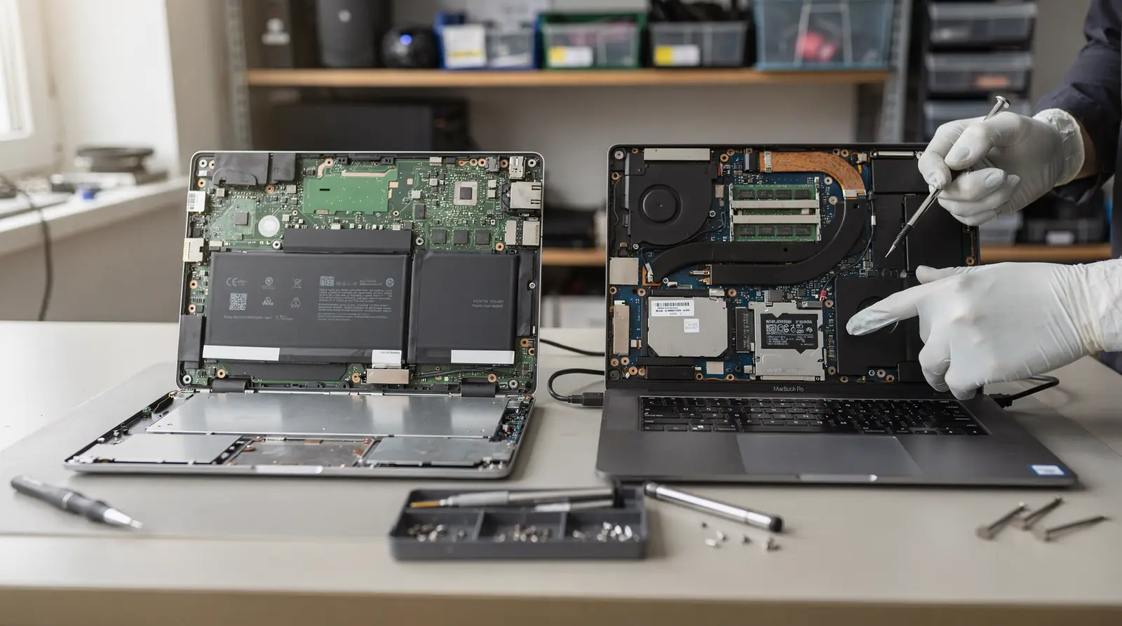 Repair and upgrade options vary by model, age, condition and parts availability, which differs between