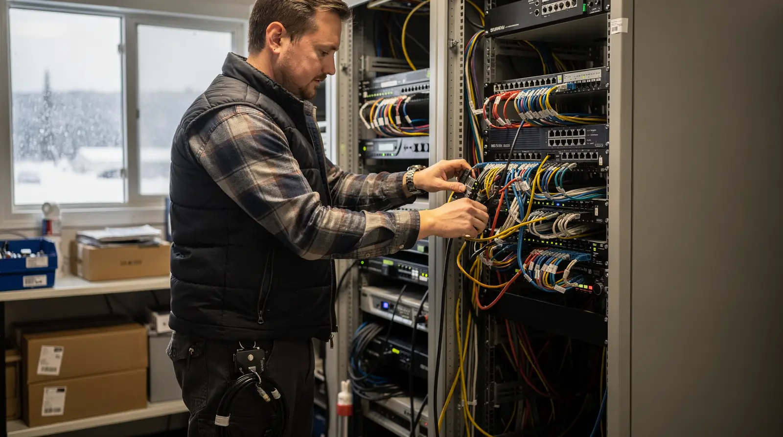 Core managed services include Managed Firewall, Managed Network, Managed Monitoring, Managed Endpoint Protection